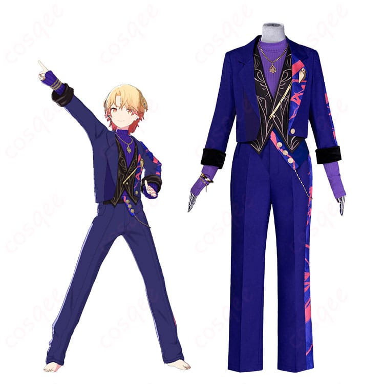 天馬司［絶望に潜る］Biggest Bluff ライブ衣装を着用した全身イメージ。コートと装飾の質感が分かる人物カット。