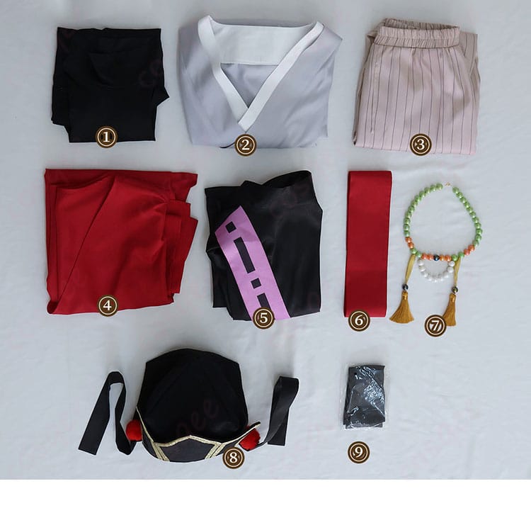 サイズ表の画像。S〜XLの各仕上がり寸法と適用目安を示すガイド。