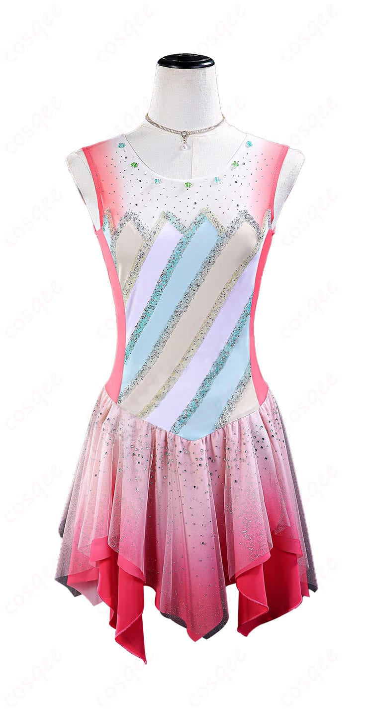 結束いのり シーズン2衣装 スケートドレスの正面全体像