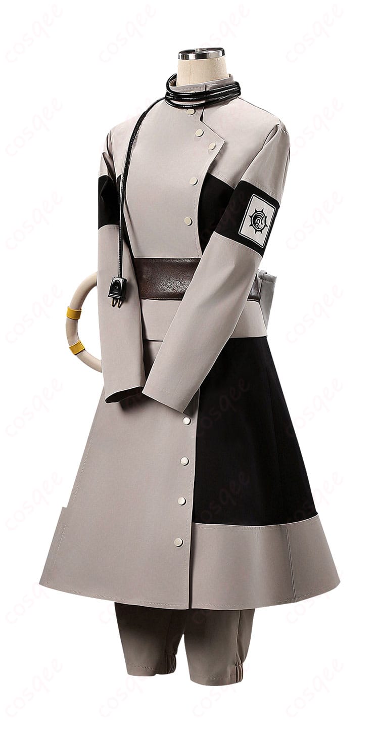 エイシア・スティルザ衣装の側面。ウエストポーチとベルト位置、ラインの美しさを強調したサイドビュー。