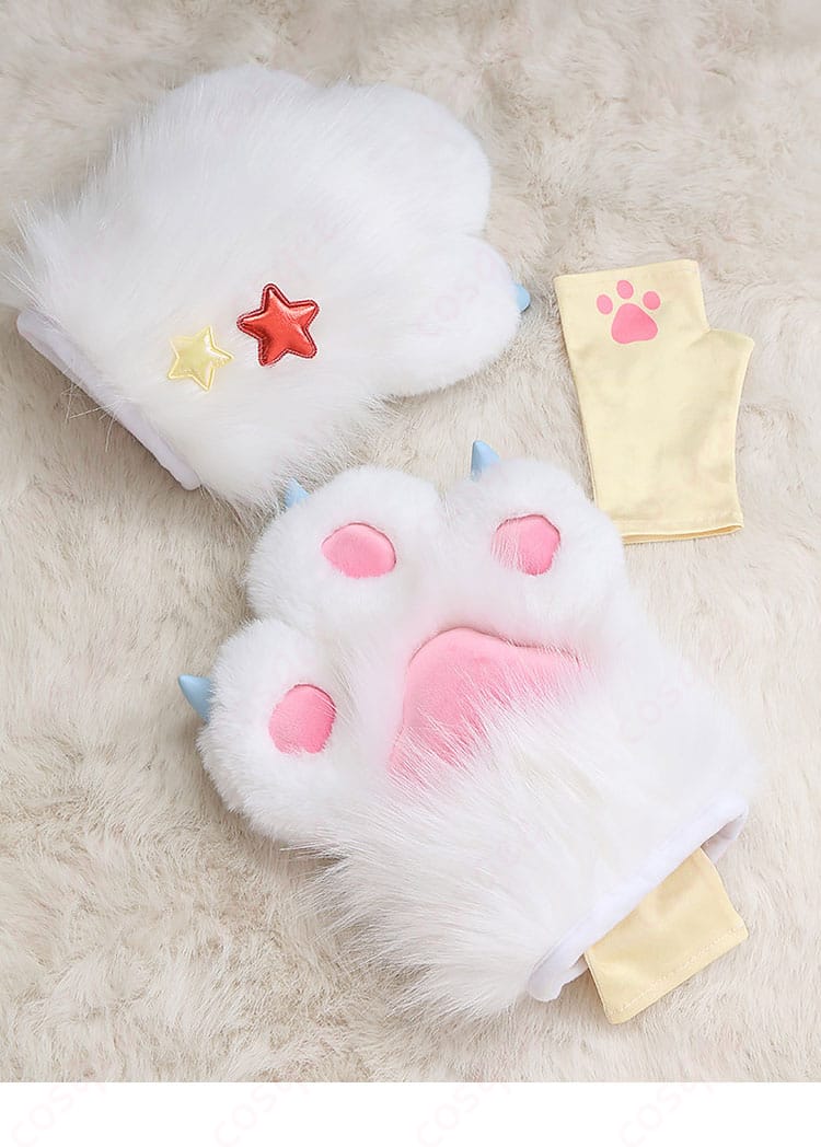 クマクマレスQ衣装 付属アクセサリー各種の細部アップ