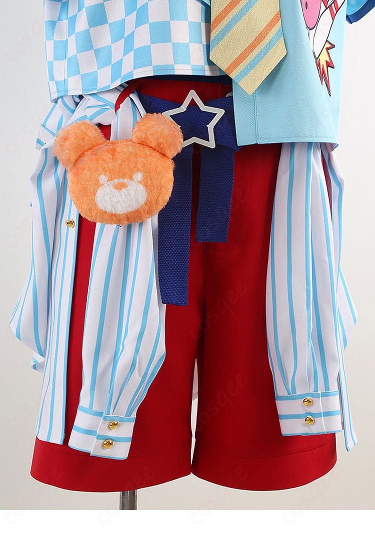 クマクマレスQ衣装 ウエスト帯・ベルト・腰周りアクセの細部