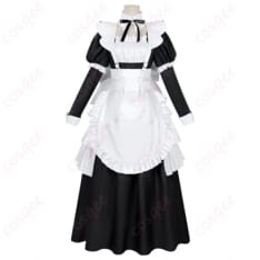 COSQEE ゴーストハウス風メイド服コスプレ 上品シルエットで長時間も快適、撮影映え抜群 - 1枚目の画像（サムネイル）