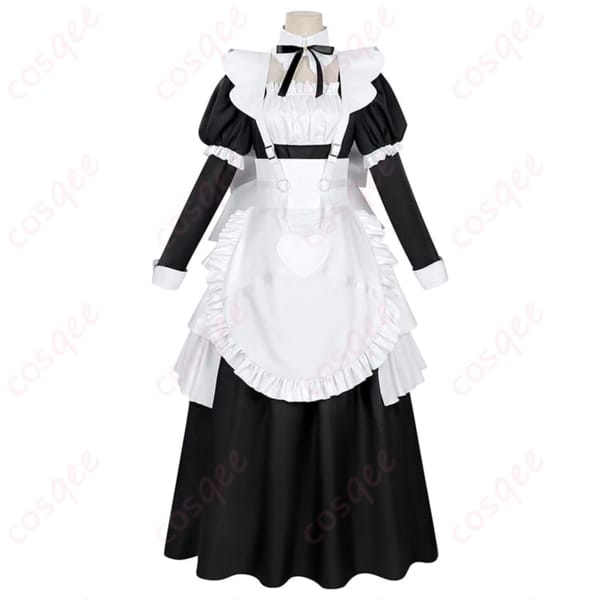 COSQEE ゴーストハウス風メイド服コスプレ 上品シルエットで長時間も快適、撮影映え抜群