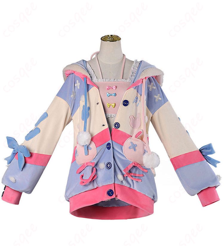 ピップキン・ピッパ衣装のコートとインナー正面全体