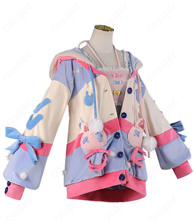 ピップキン・ピッパ衣装の側面シルエットと装飾の見え方