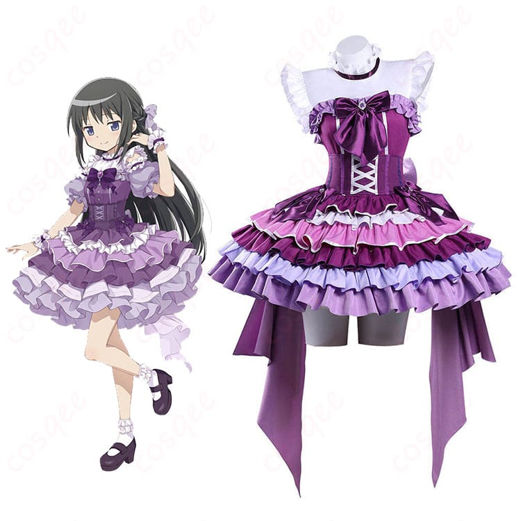 暁美ほむら Magia Exedra アイドル衣装を着用した全身イメージ写真