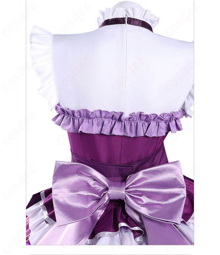 背面の装飾配置と生地切替のディテール