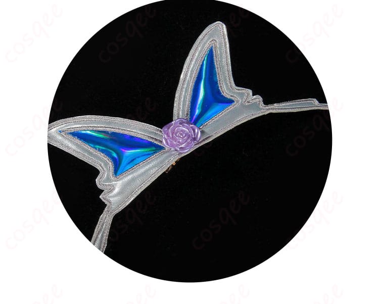 髪飾りディテール画像(キュアアクアを象徴するブルー系アクセント)