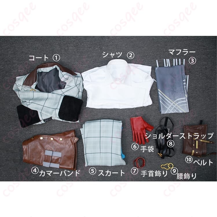 無期迷途 ヒルダ 旧時代の学者 コスプレ衣装｜上品シルエットで高再現、イベント・撮影に最適 - 5枚目の画像