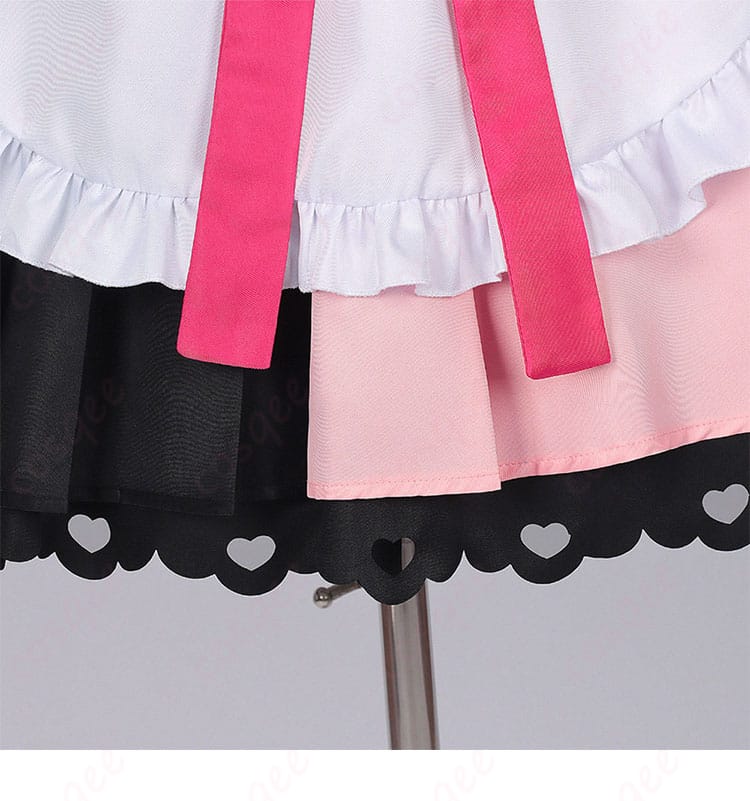 駒沢乃依 コスプレ衣装・生地質感の拡大(発色と表面の艶感)