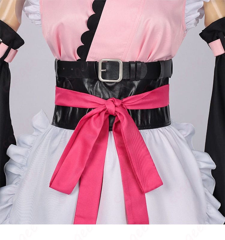 駒沢乃依 コスプレ衣装・太もも飾りとベルトの装着イメージ