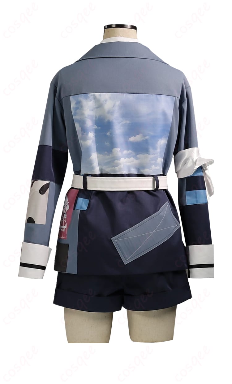 井芹仁菜 運命の華Ver. セット内容一式のレイアウト（コート・シャツ・パンツ・小物）