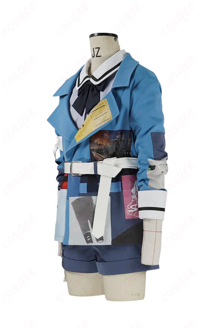 井芹仁菜 運命の華Ver. シャツ襟元とリボンのディテール接写