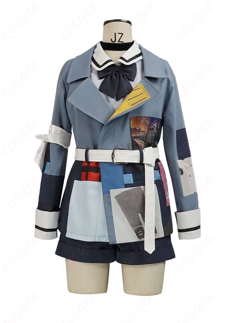 井芹仁菜 運命の華Ver. ツイル生地の織り目と発色を示す生地感アップ