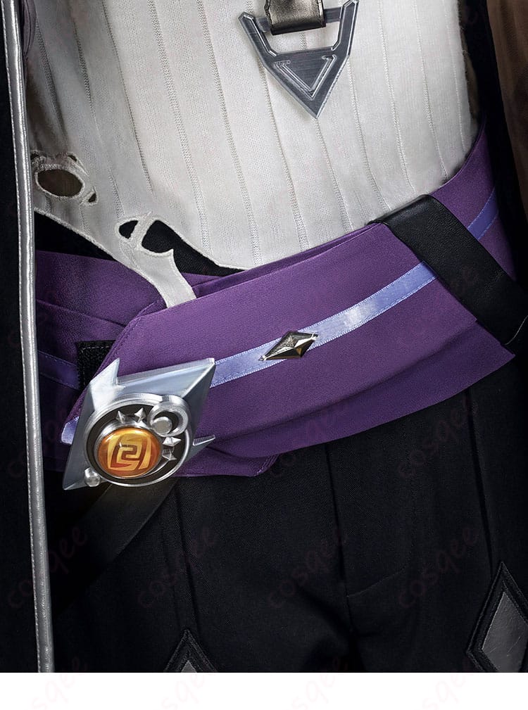 原神 イルーガ 腰周りの装飾アップ。ベルト位置と装飾のレイヤー構成を詳細に。