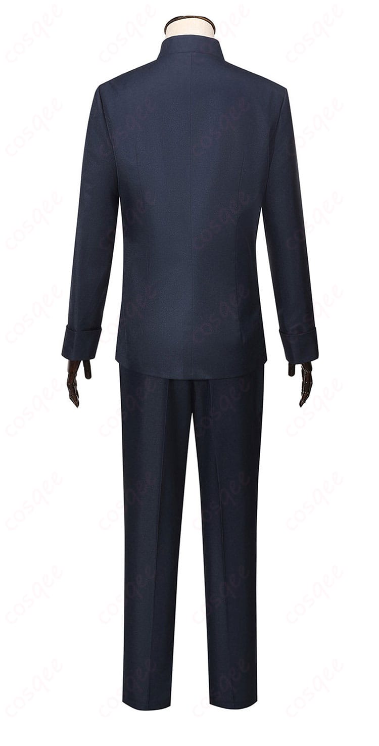 サイレントヒル f 岩井修 コスプレ衣装の背面。背中の縫製ラインと裾の落ち感が分かるカット