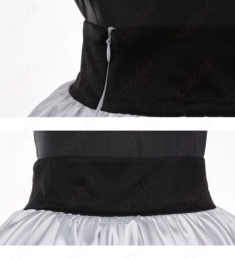 ウエスト装飾・飾りパーツのディテール。B小町らしい華やかさを演出する装飾の質感を示す接写。