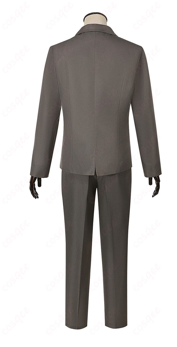 星野アクア 私服コート衣装の背面全体画像（背中の落ち感と裾）