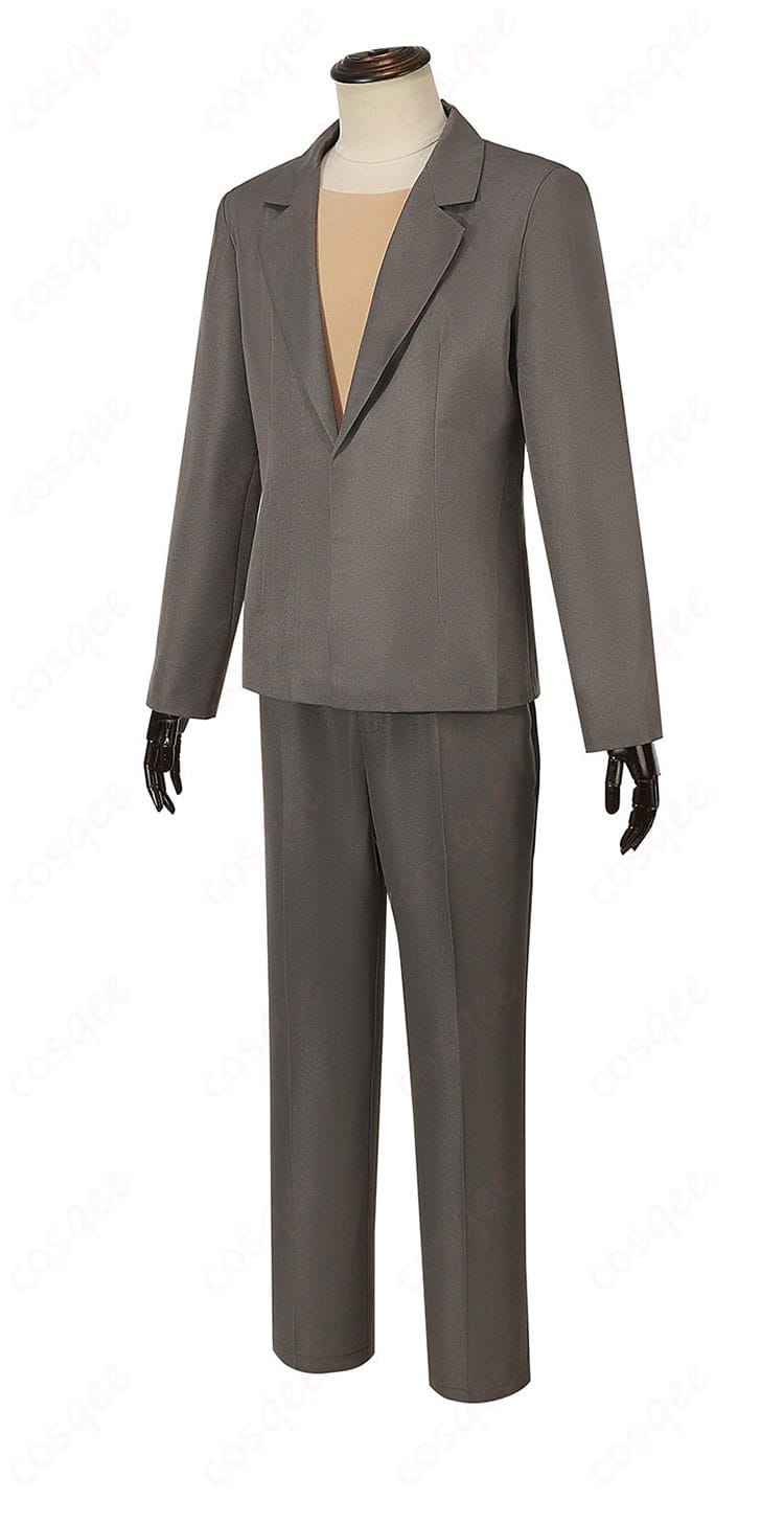 星野アクア 私服コート衣装の側面シルエット画像（ラインと丈感）