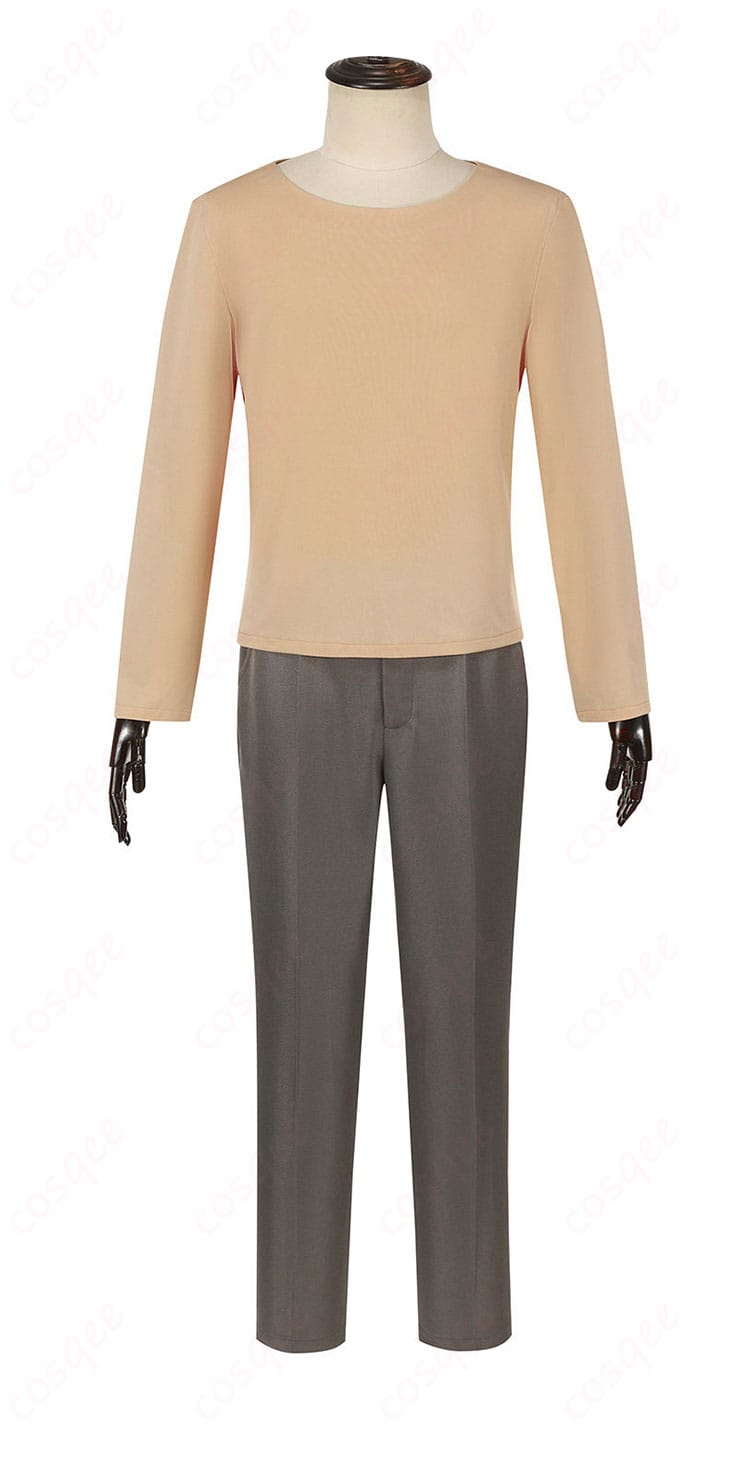 長袖コートの前面ディテール（袖付け・ステッチ・生地感）