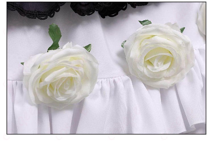 遠野ハンナ衣装 花飾りパーツのクローズアップ