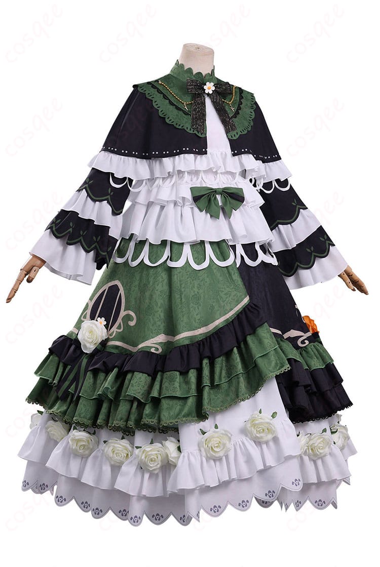 遠野ハンナ衣装 ワンピースの側面シルエット