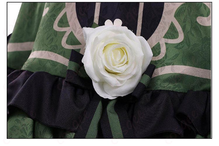 遠野ハンナ衣装 右側の白い花飾りディテール