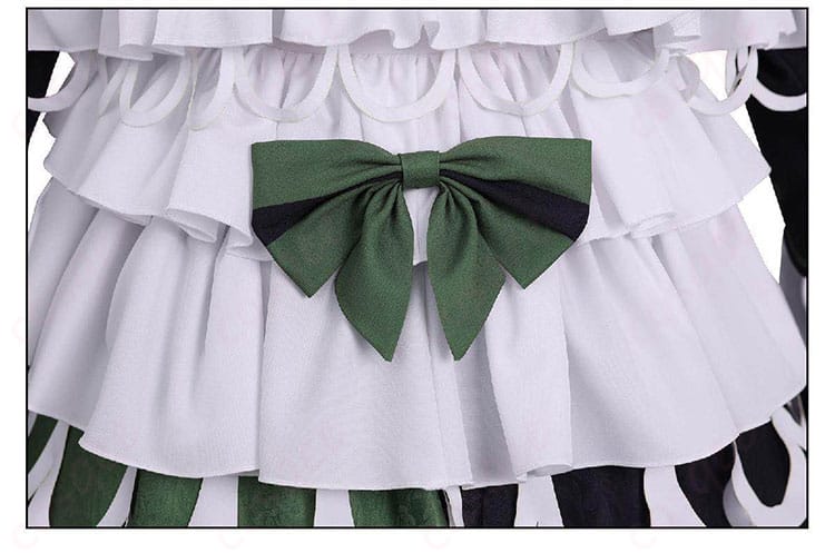 遠野ハンナ衣装 スカート裾の蝶結び装飾ディテール