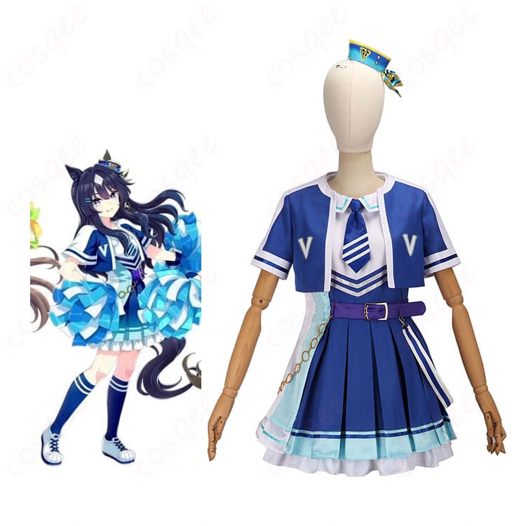 ヴィブロスのサプライズ チア衣装イメージ｜キャラクタービジュアルと衣装全体像（COSQEE）