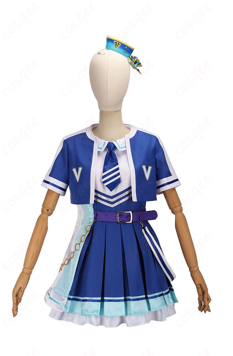 ヴィブロス サプライズ チア衣装の正面全身カット｜コートとワンピースのシルエットが分かる写真