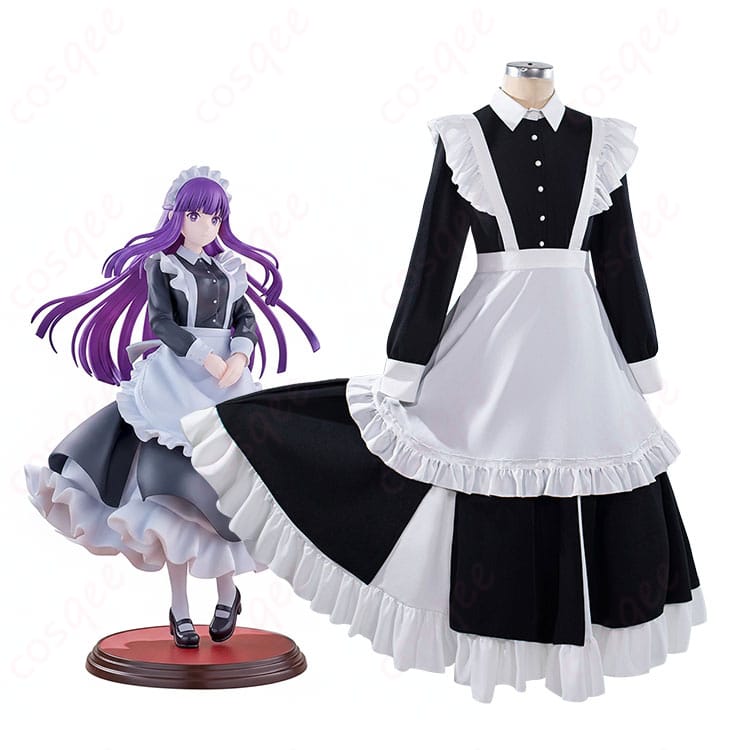 葬送のフリーレン フリーレン/フェルン メイド服アレンジを着用した全身イメージ