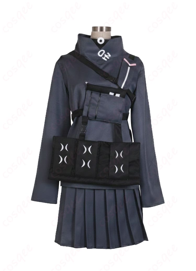 MDR 通常衣装コスプレの留め具と開閉部。更衣しやすい構造の近接写真。