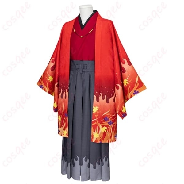 鬼滅の刃 煉獄杏寿郎 京まふ2021和装コスプレ 高再現で映える和テイスト、快適着用