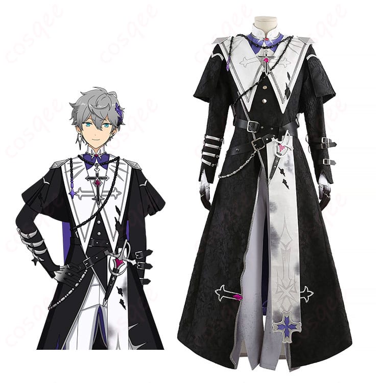 あんさんぶるスターズ！！ 宵の交霊会 瀬名泉・深海奏汰・風早巽・大神晃牙のコスプレ一式を着用した全身イメージ