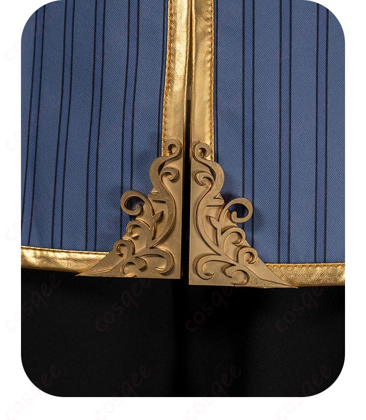 上着裾・衣角の装飾と縁の処理、ドレープ感