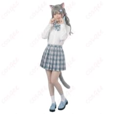 なちょ猫 新衣装（制服）コスプレ｜高発色で上品、長時間も快適。猫耳付きでイベント・撮影に最適 - 2枚目の画像（サムネイル）