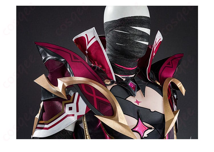 原神 レリル 月の狩人 衣領の装飾と縁取りのアップ