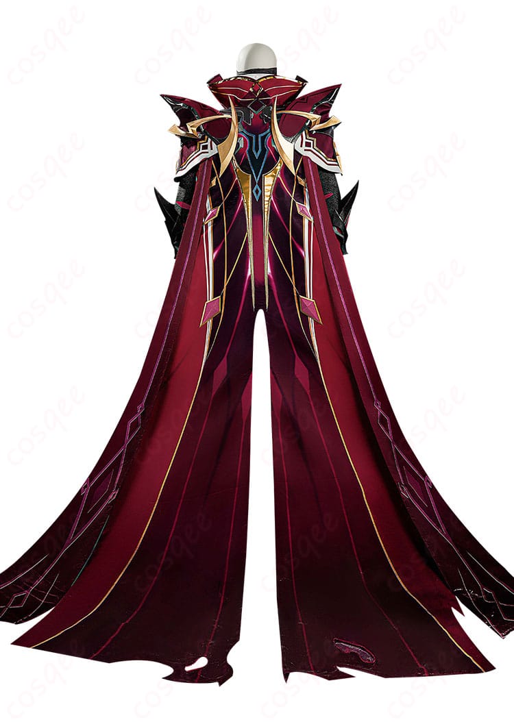 原神 レリル 月の狩人 コスプレ衣装・背面とマントの流れ