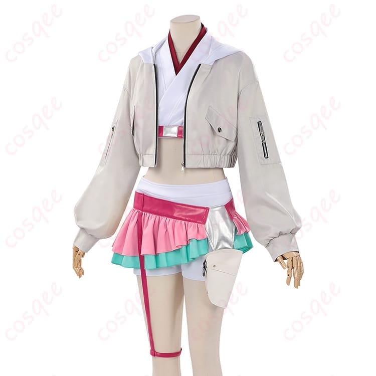 超かぐや姫！綾紬芦花 コスプレ衣装 通気性◎で長時間快適、撮影映えの5点セット - 2枚目の画像