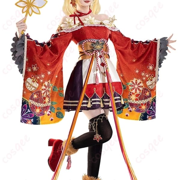 和風×セクシーで撮影映え。ラブライブ！スクフェス 小原鞠莉 紅葉狩り編コスチューム