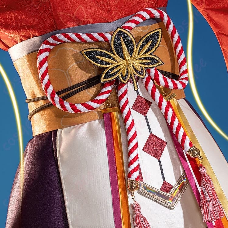 和風×セクシーで撮影映え。ラブライブ！スクフェス 小原鞠莉 紅葉狩り編コスチューム - 4枚目の画像