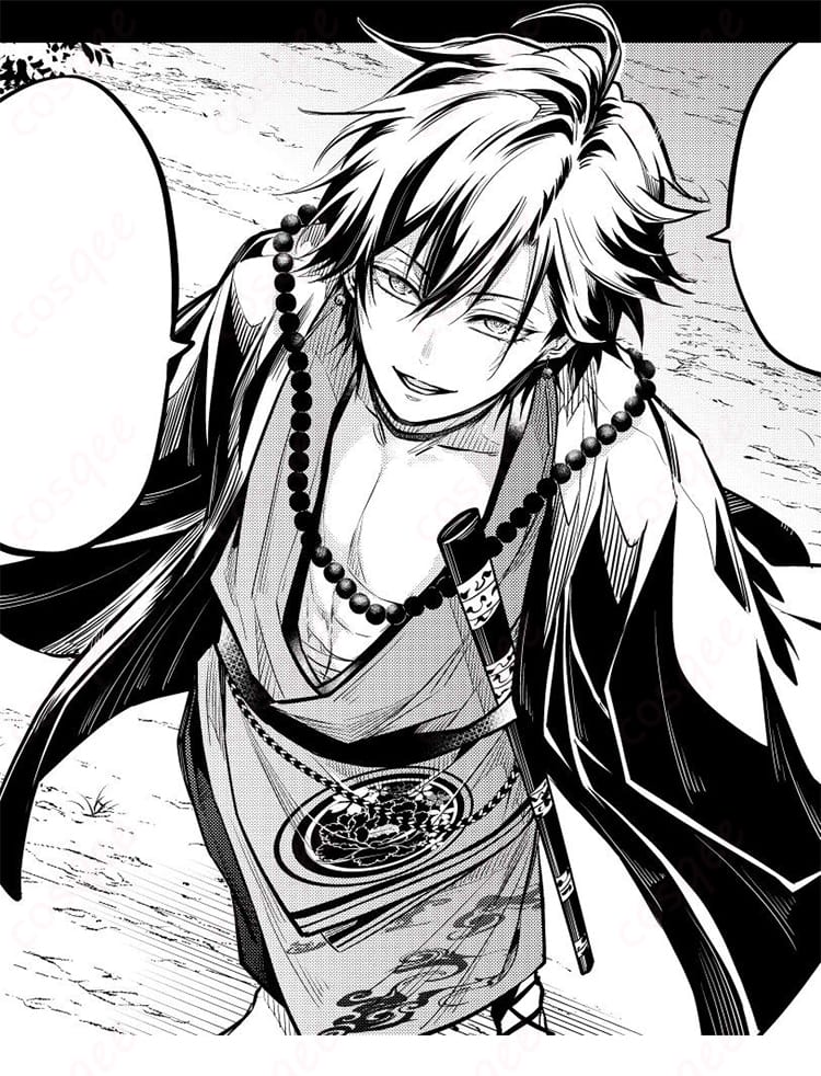 花山文月のキャラクタービジュアル風イメージ。衣装配色と世界観が伝わる参考画像