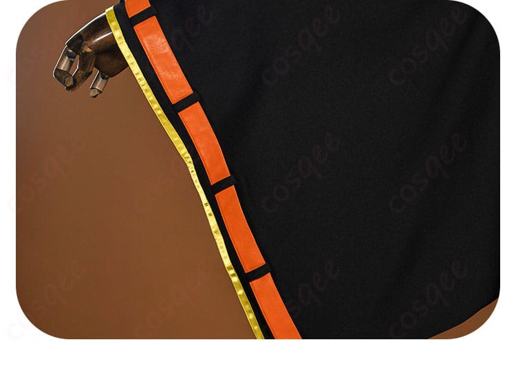 袖口飾りの形状と生地の厚み・ステッチのアップ