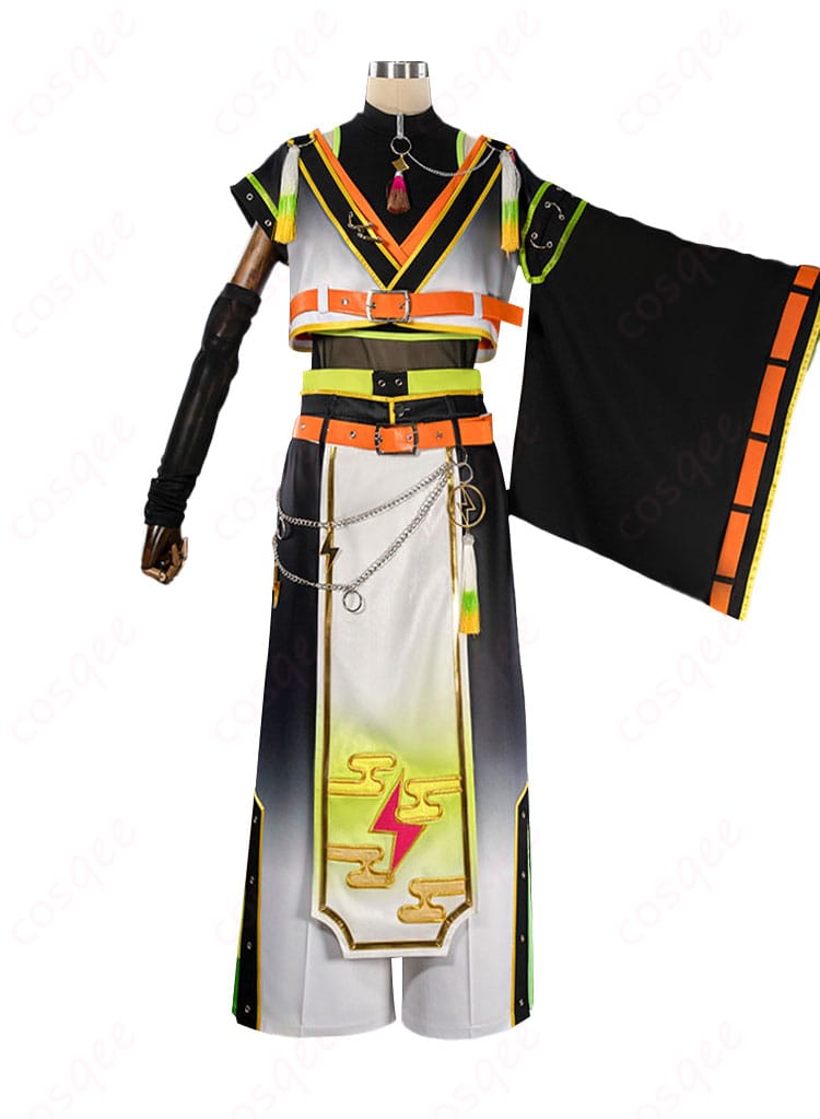 左袖のカフ・縫製ラインと装飾ディテールの近接写真