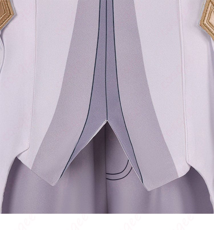 旅人（蛍）ワンピース裾の装飾ディテール。カットラインと模様の再現度を強調した写真。