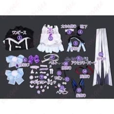 にじさんじ エナー・アールウェット ゴスロリメイド衣装 高再現で映える上品シルエット - 6枚目の画像（サムネイル）