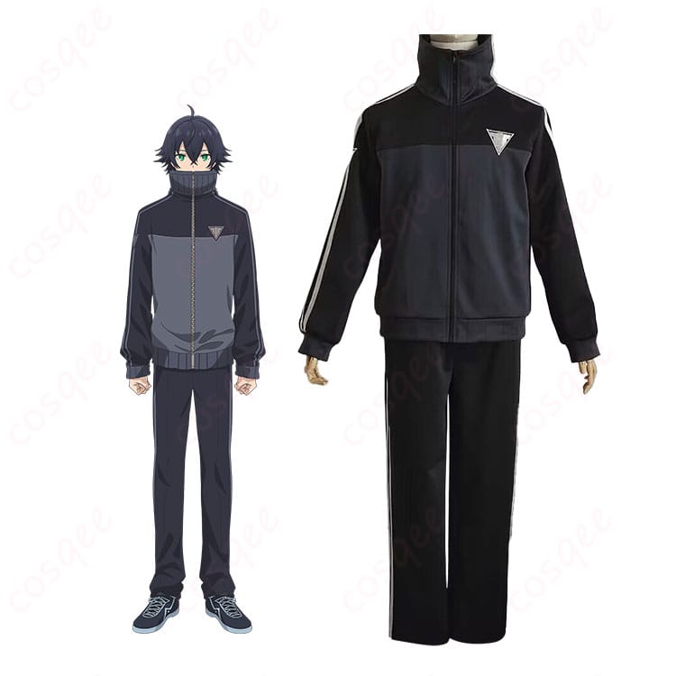 水心子正秀 内番ジャージ(刀剣乱舞-花丸- 雪月華)前面フルセット着用イメージ