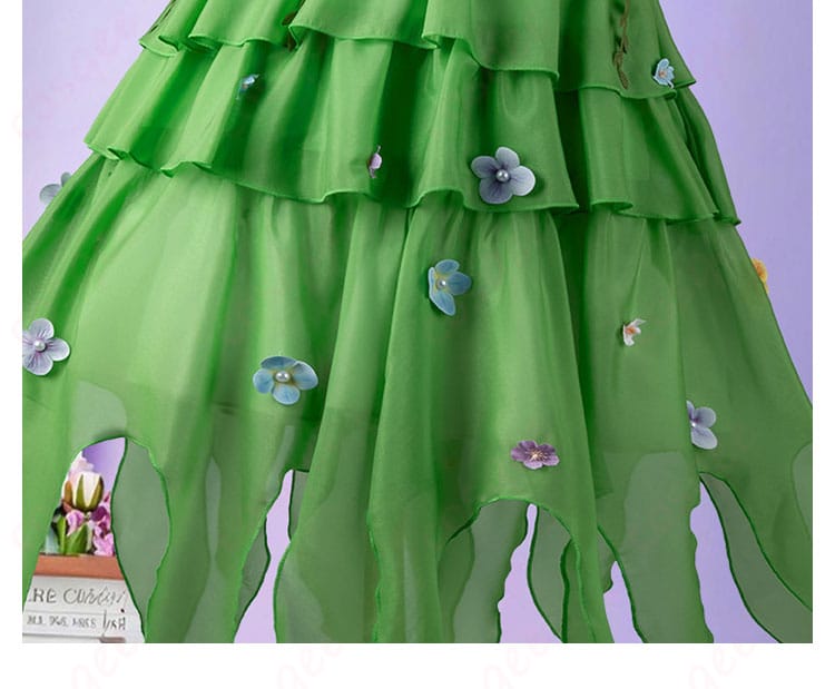 第五人格 庭師 エマ・ウッズ 最高演繹「朽ちぬ長夏」ニンフ賞衣装 コスプレ一式 画像9