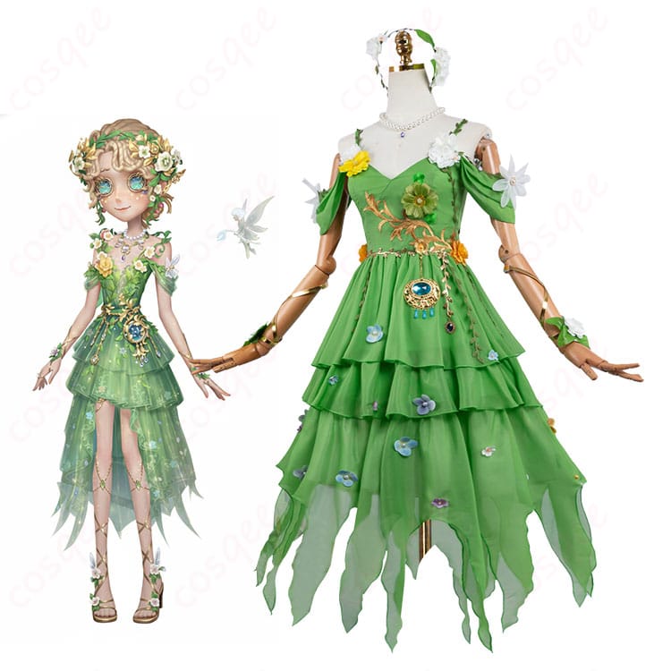 第五人格 庭師 エマ・ウッズ 最高演繹「朽ちぬ長夏」ニンフ賞衣装 コスプレ一式 画像1